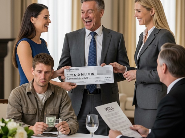 My parents laughed in my face as they handed my sister a $10 million check, but tossed a single dollar at me.