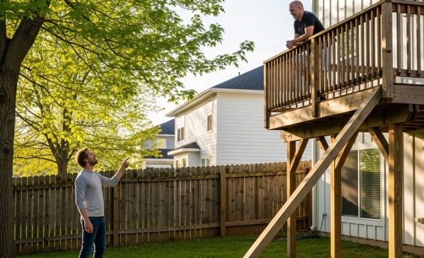 I Came Home From Military Training to Find My Neighbor Built a Balcony OVER My Backyard—His Lawyer Thought I’d Back Down for $2,500