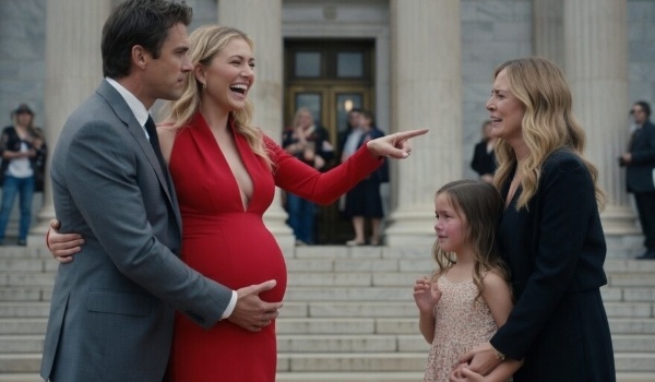 When the Mistress Mocked Me Outside the Courthouse, I Calmly Pulled Out My Final Weapon—Her Face Went Pale, and She Collapsed on the Spot