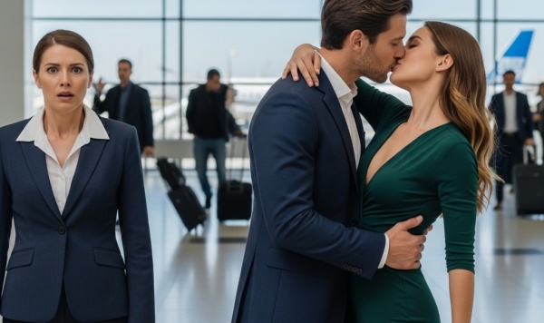 I Saw My Husband With His Mistress at the Airport—Then I Overheard Their Plan to Destroy Me. I Smiled Because They Had No Idea I Was Listening