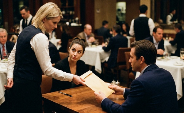 He Took His Mistress to a Fancy Chicago Steakhouse—Then the “Waiter” Handed Him Divorce Papers