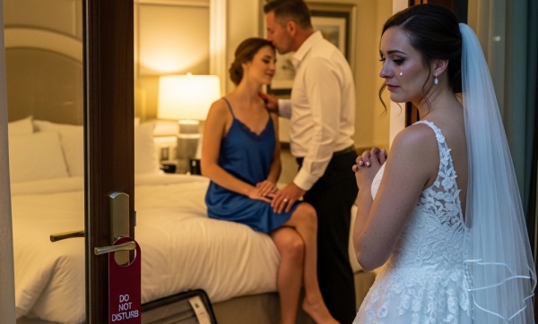 Caught my husband cheating on our wedding night, but I didn’t get mad