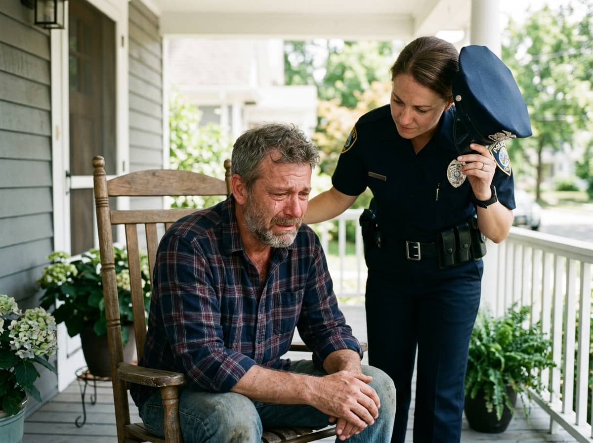 cop took off — cop took off — A Cop Took Off His Hat