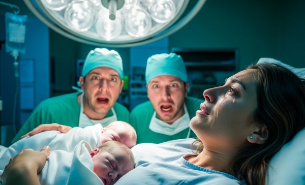 Doctors Declared Her Dead at 7:54 PM—But When They Placed Her Newborn Twins on Her Chest, She Opened Her Eyes
