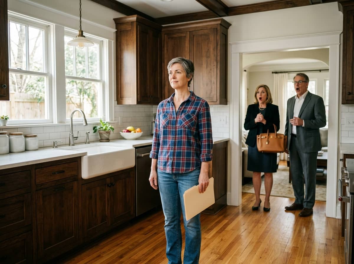 family home betrayal — family home betrayal two-panel image showing a run-down house on the left transformed into a stunning renovated home on the right