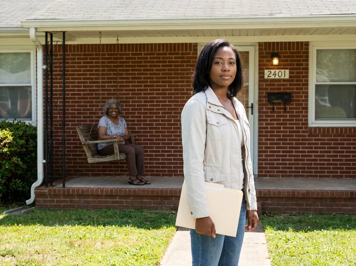family tuition betrayal — family tuition betrayal two-panel image showing a young woman packing boxes alone on the left and standing confidently outside a modern office building on the right