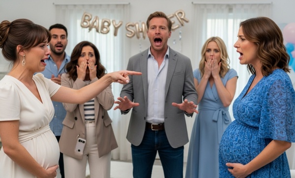 My Husband’s Secret Wife Showed Up at My Baby Shower—What She Revealed Destroyed Everything