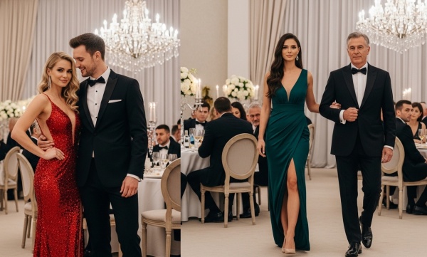 The Mistress Smirked at His Gala — Until His Ex-Wife Walked In With the Man Every Powerful Guest Feared
