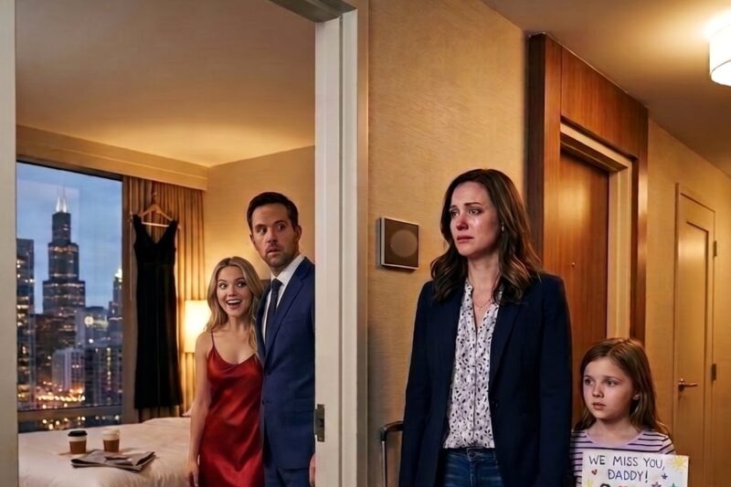 My Daughter Carried a Birthday Card to Chicago—What She Saw When That Hotel Door Opened Broke Both of Us